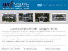 Tablet Screenshot of fdcplans.com